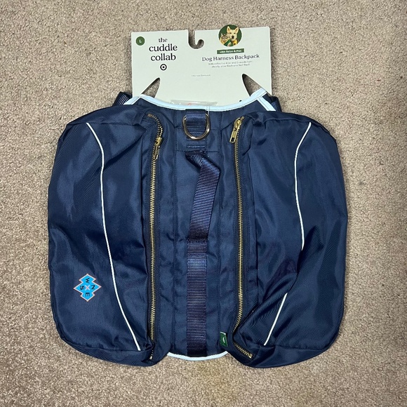 Dog Harness Backpack by The Cuddle Collab Target Size Large Pockets Reflective - Picture 1 of 10